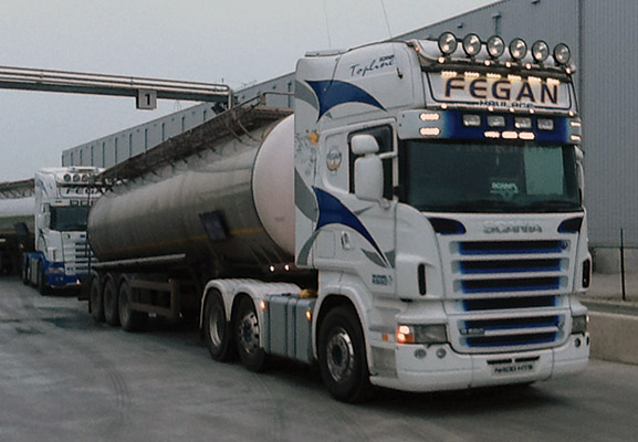 Fegan Haulage Ltd prides itself on being able to offer customers a loyal, reliable and efficient service, complete with the personal touch.)